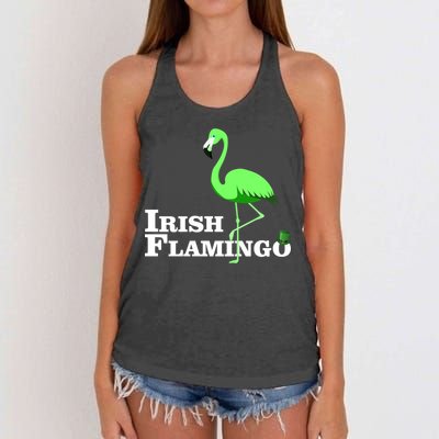Irish Flamingo Women's Knotted Racerback Tank
