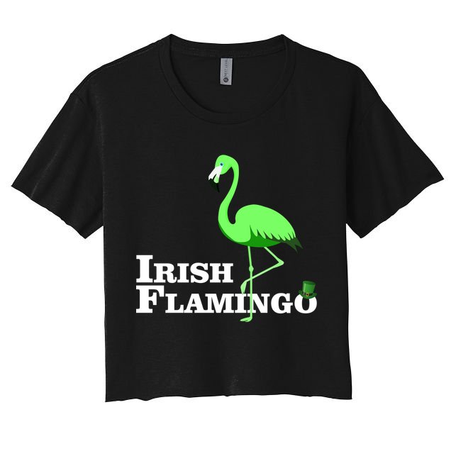 Irish Flamingo Crop Top