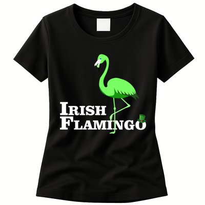 Irish Flamingo Womens T-Shirt