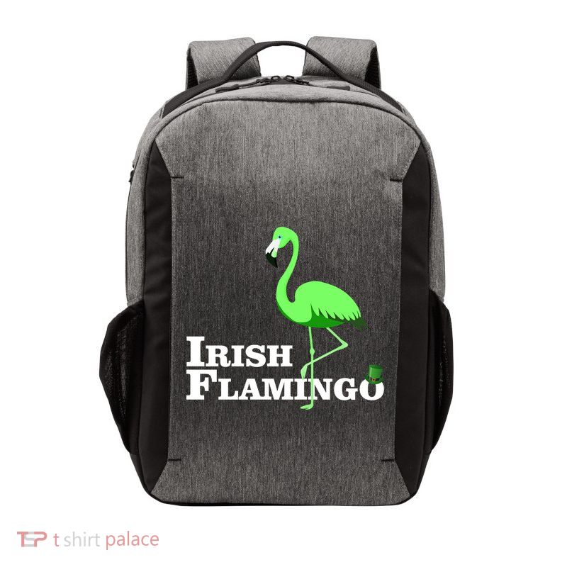 Irish Flamingo Vector Backpack