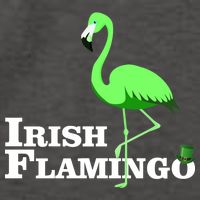 Irish Flamingo Vector Backpack