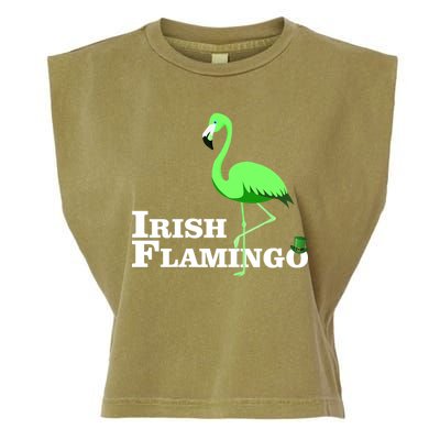 Irish Flamingo Garment-Dyed Women's Muscle Tee