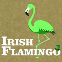 Irish Flamingo Garment-Dyed Women's Muscle Tee