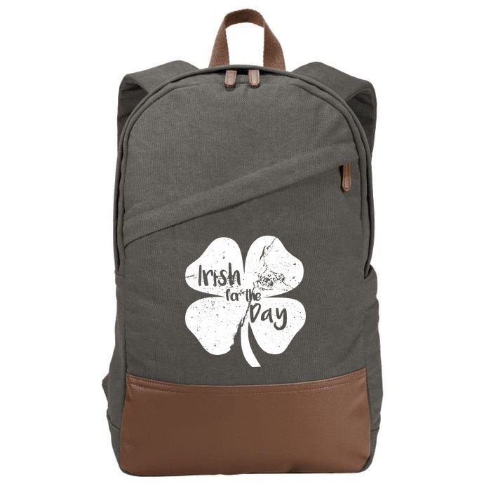 Irish For The Day Cotton Canvas Backpack