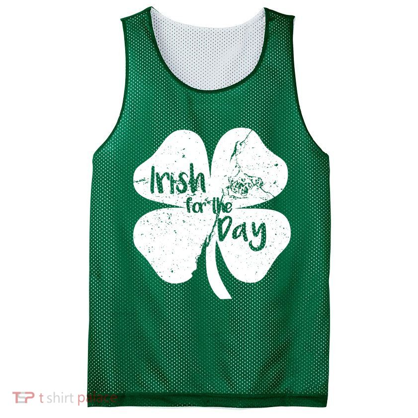 Irish For The Day Mesh Reversible Basketball Jersey Tank