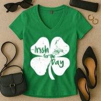 Irish For The Day Women's V-Neck T-Shirt