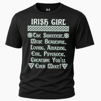 Irish Girl The Sweetest to Psychotic Creature You Will Meet Cooling Performance Crew T-Shirt