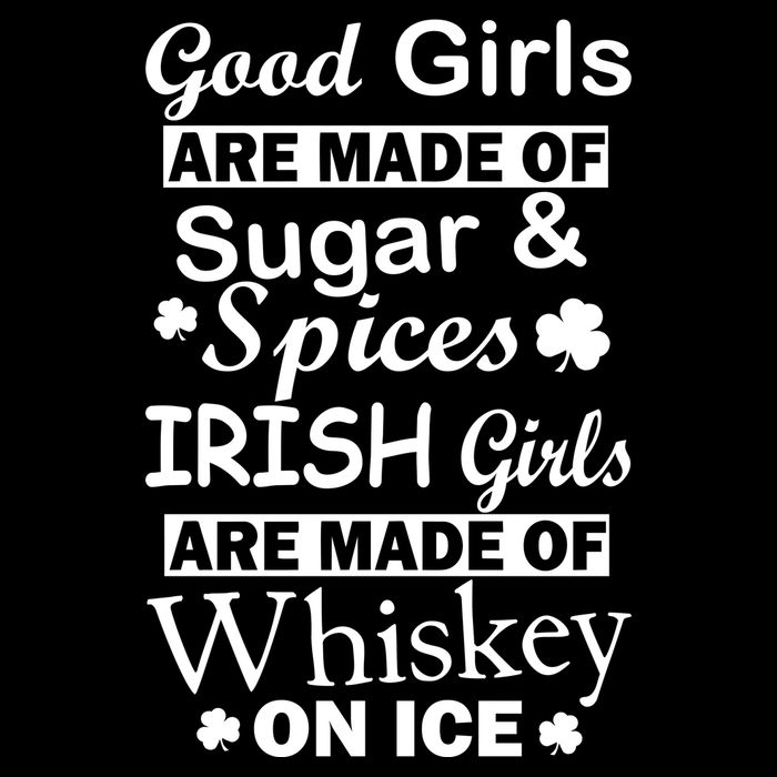 Irish Girls Are Made Of Whiskey On Ice Backpack