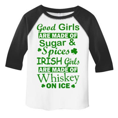 Irish Girls Are Made Of Whiskey On Ice Toddler Fine Jersey T-Shirt