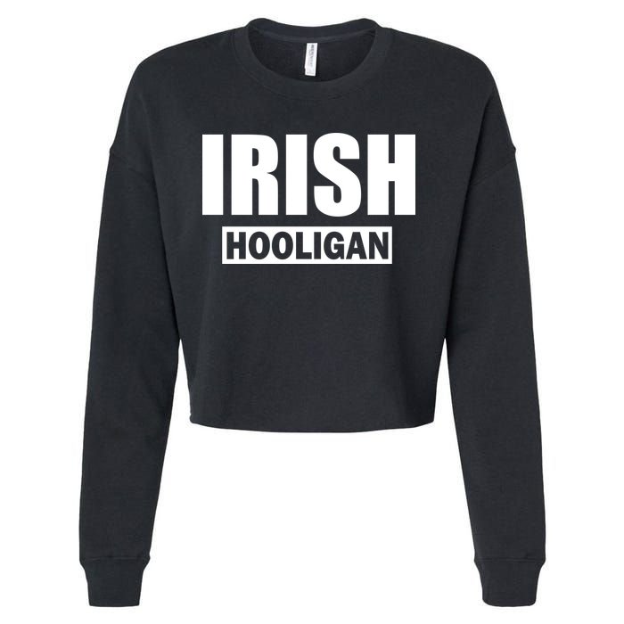Irish Hooligan Cropped Pullover Crew