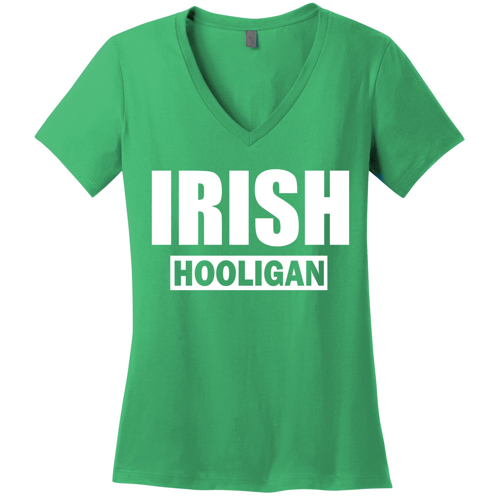 Irish Hooligan Women's V-Neck T-Shirt