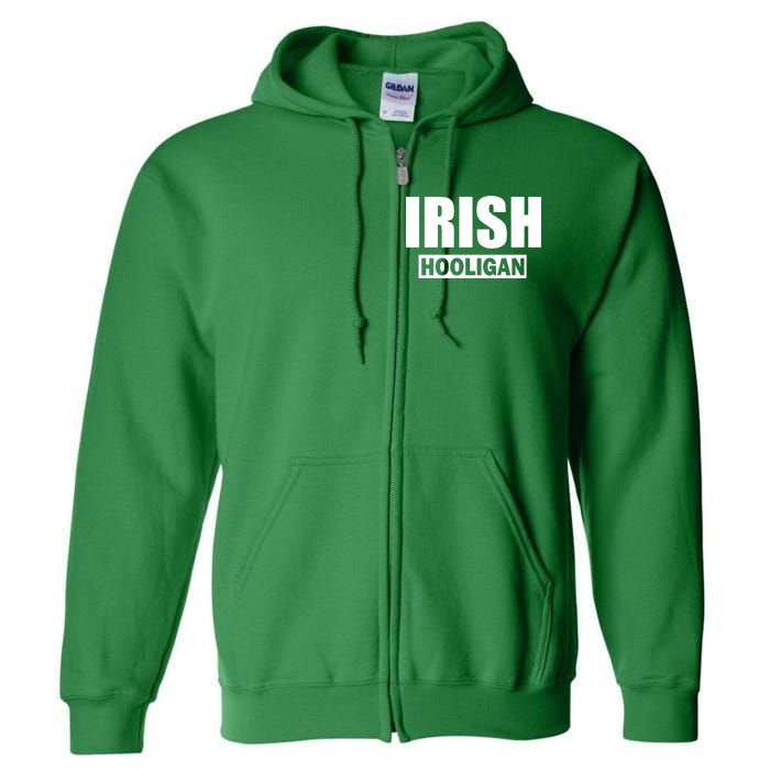 Irish Hooligan Full Zip Hoodie