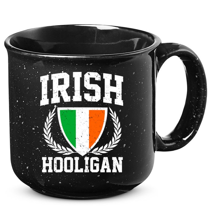 Irish Hooligan Funny St. Paddy's Day 15oz Campfire Ceramic Mug
