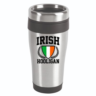 Irish Hooligan Funny St. Paddy's Day 16oz Travel Tumbler