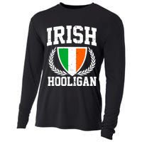 Irish Hooligan Funny St. Paddy's Day Cooling Performance Long Sleeve Crew