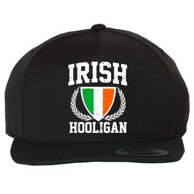 Irish Hooligan Funny St. Paddy's Day Wool Snapback Cap