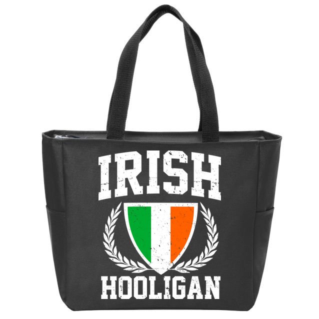 Irish Hooligan Funny St. Paddy's Day Zip Tote Bag