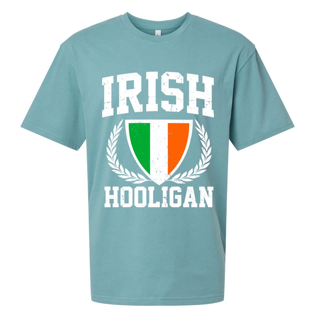 Irish Hooligan Funny St. Paddy's Day Sueded Cloud Jersey T-Shirt