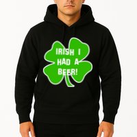 Irish I Had A Beer Clover St. Patrick's Day Hoodie