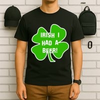 Irish I Had A Beer Clover St. Patrick's Day T-Shirt