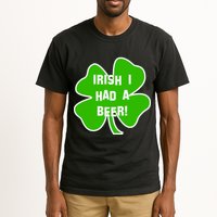 Irish I Had A Beer Clover St. Patrick's Day Tall T-Shirt