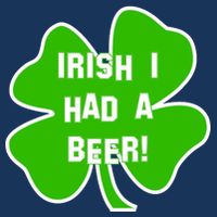 Irish I Had A Beer Clover St. Patrick's Day Infant Baby Jersey Bodysuit