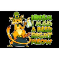 Irish I had A Beer Right Meow Bumper Sticker