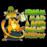 Irish I had A Beer Right Meow Mug