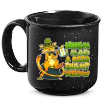 Irish I had A Beer Right Meow 15oz Campfire Ceramic Mug