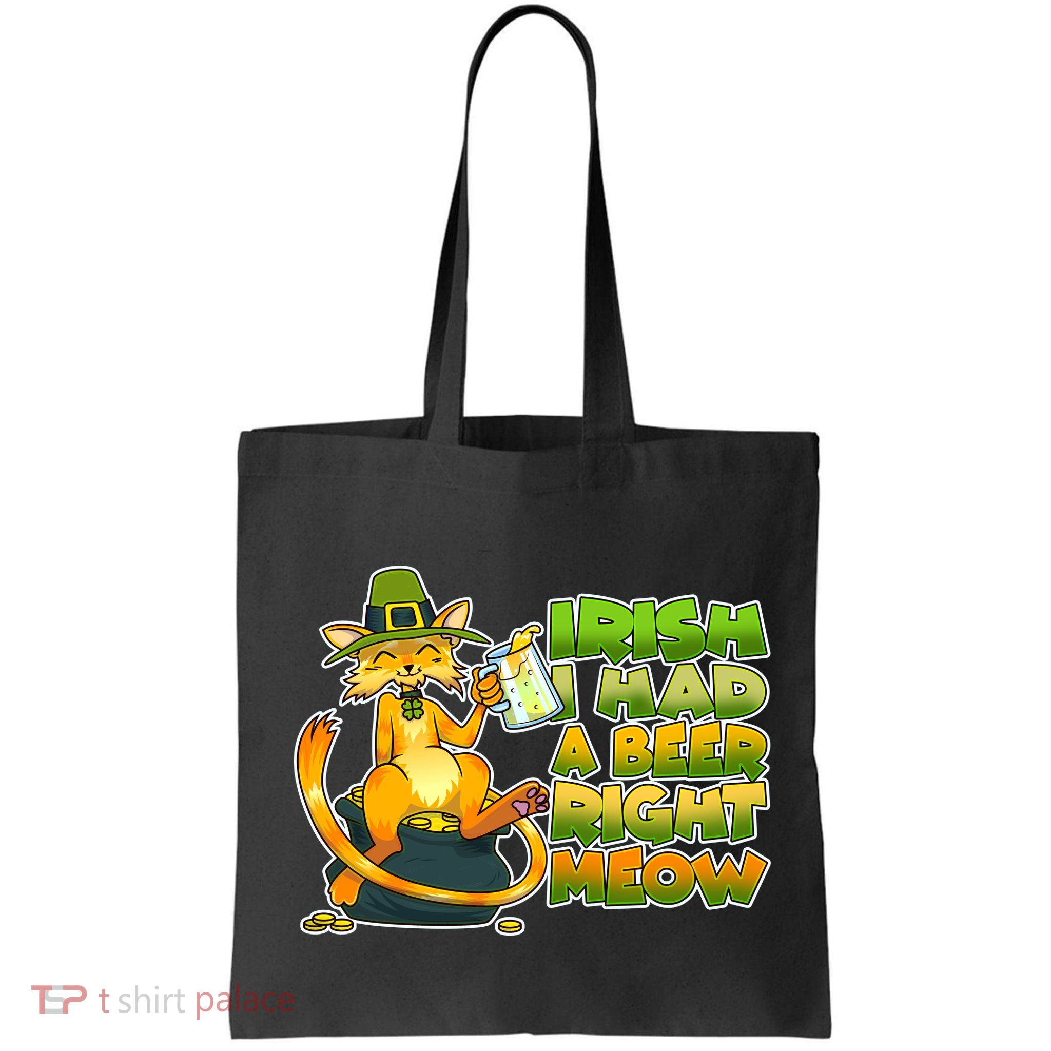 Irish I had A Beer Right Meow Bag