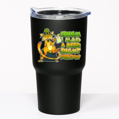 Irish I had A Beer Right Meow Tumbler