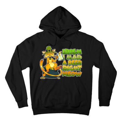 Irish I had A Beer Right Meow Tall Hoodie
