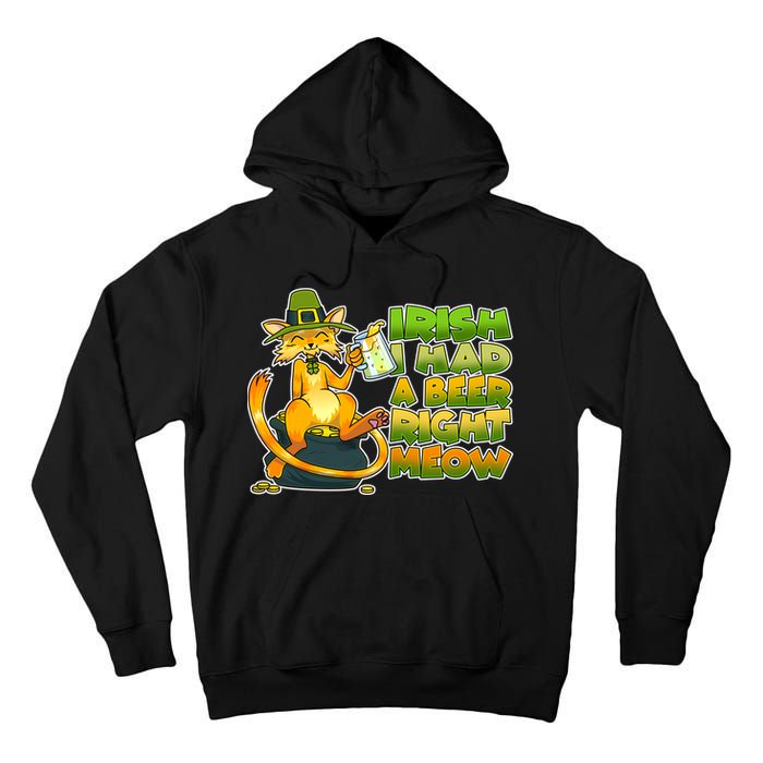 Irish I had A Beer Right Meow Tall Hoodie