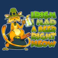 Irish I had A Beer Right Meow Infant Baby Jersey Bodysuit