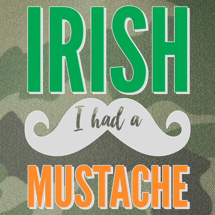 Irish I Had A Mustache Legacy Tie Dye Trucker Hat