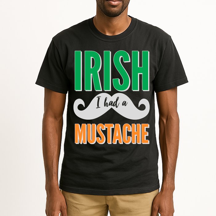 Irish I Had A Mustache Tall T-Shirt