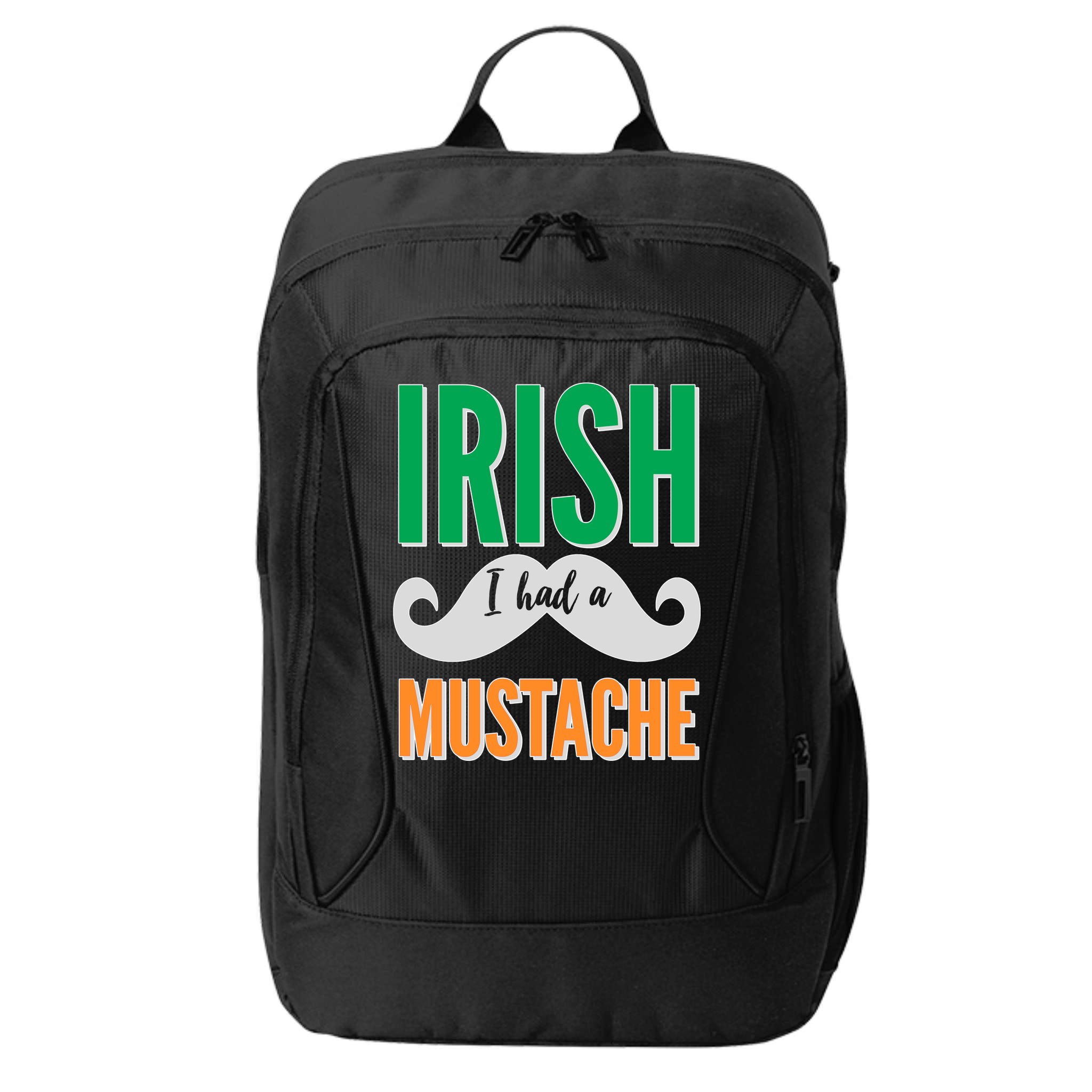 Irish I Had A Mustache City Backpack