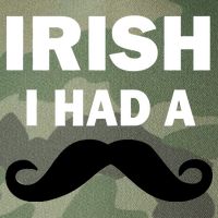 Irish I had A Mustache Funny Legacy Tie Dye Trucker Hat
