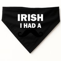 Irish I had A Mustache Funny USA-Made Doggie Bandana
