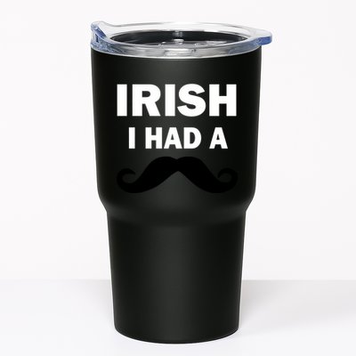 Irish I had A Mustache Funny Tumbler