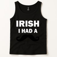 Irish I had A Mustache Funny Tank Top