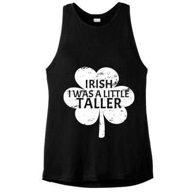 Irish I Was A Little Taller Ladies PosiCharge Tri-Blend Wicking Tank