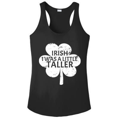 Irish I Was A Little Taller Ladies PosiCharge Competitor Racerback Tank