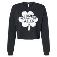 Irish I Was A Little Taller Cropped Pullover Crew