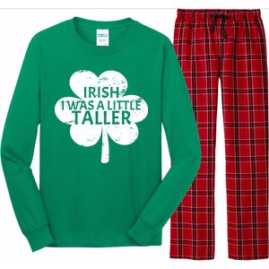 Irish I Was A Little Taller Long Sleeve Pajama Set