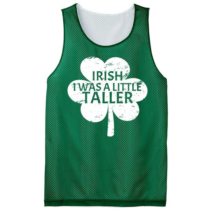 Irish I Was A Little Taller Mesh Reversible Basketball Jersey Tank