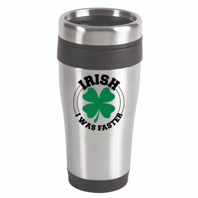 Irish I Was Faster 16oz Travel Tumbler