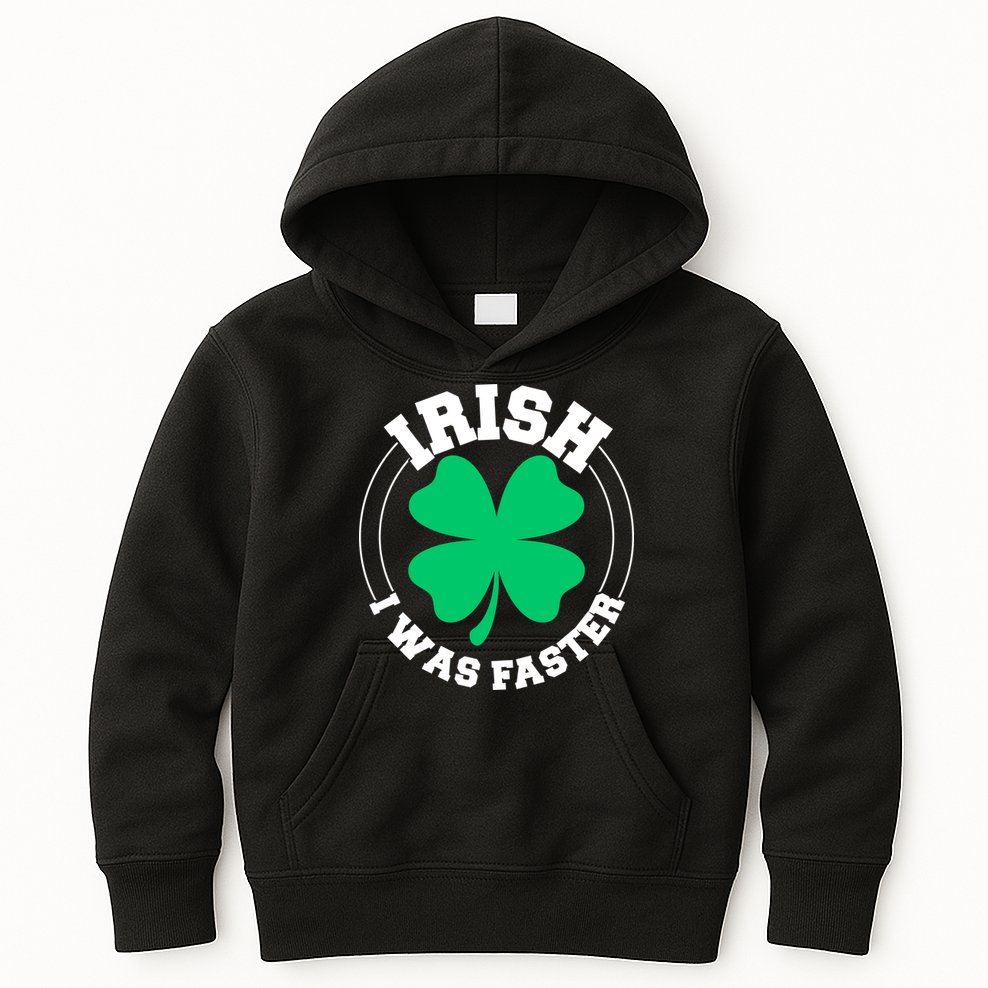 Irish I Was Faster Kids Hoodie