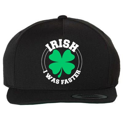 Irish I Was Faster Wool Snapback Cap