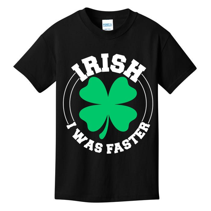 Irish I Was Faster Kids T-Shirt
